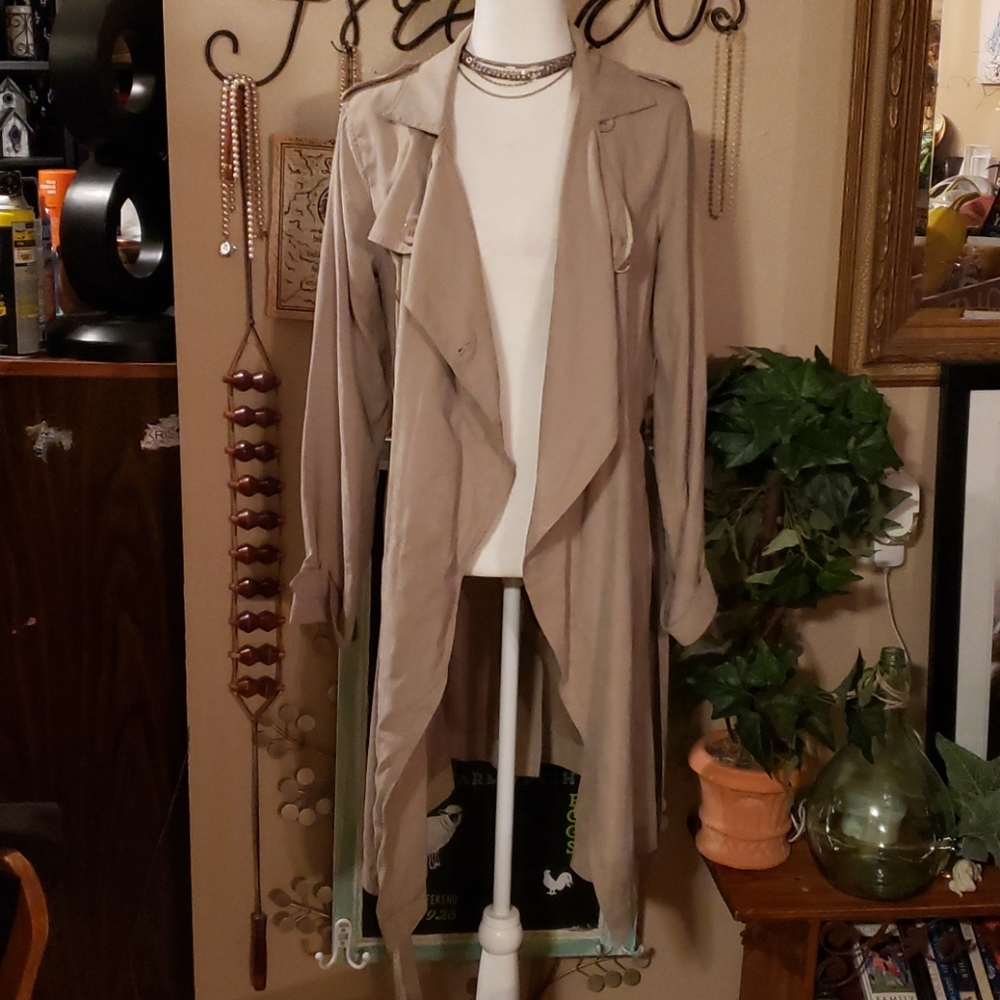 Event Trench Coat 100% Polyester - Size Large